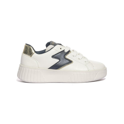 GEOX J45DVA 054AJ WHITE NAVY  C0899 Sneakers Bambina 