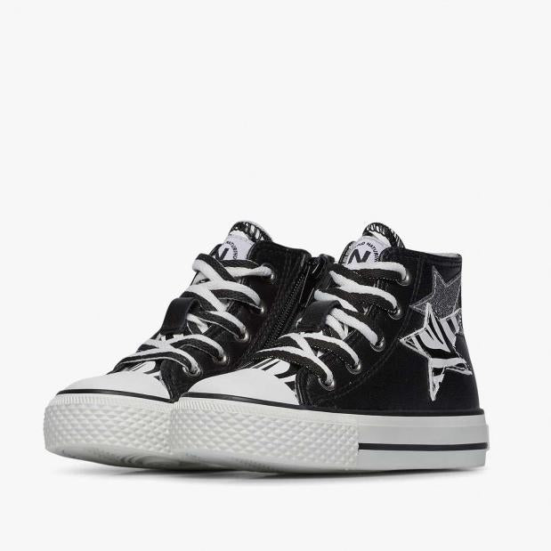 NATURINO 0012018582-01-0A01 BLACK Sneakers Bambina 