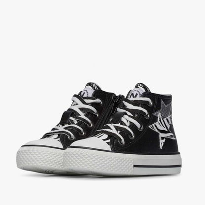 NATURINO 0012018582-01-0A01 BLACK Sneakers Bambina 