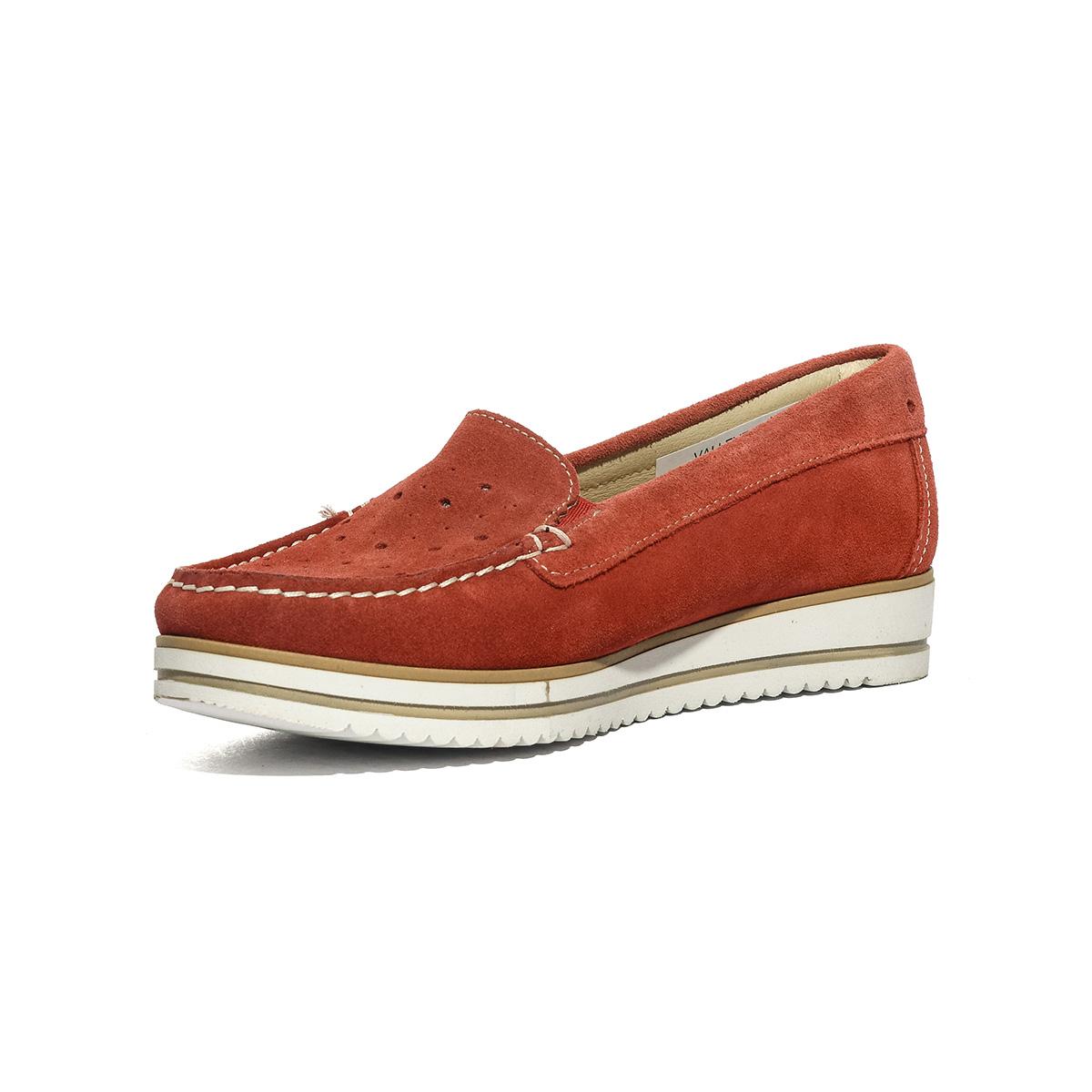 VALLEVERDE 11121 ROSSO Mocassini Donna 