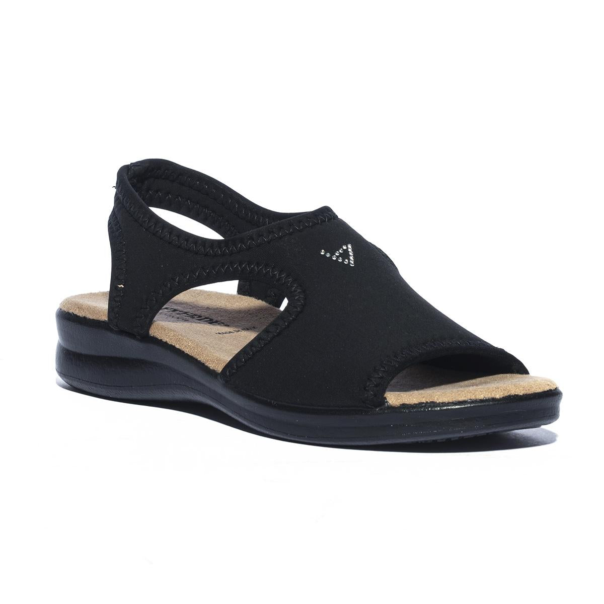 VALLEVERDE 25322 NERO Sandali Donna 