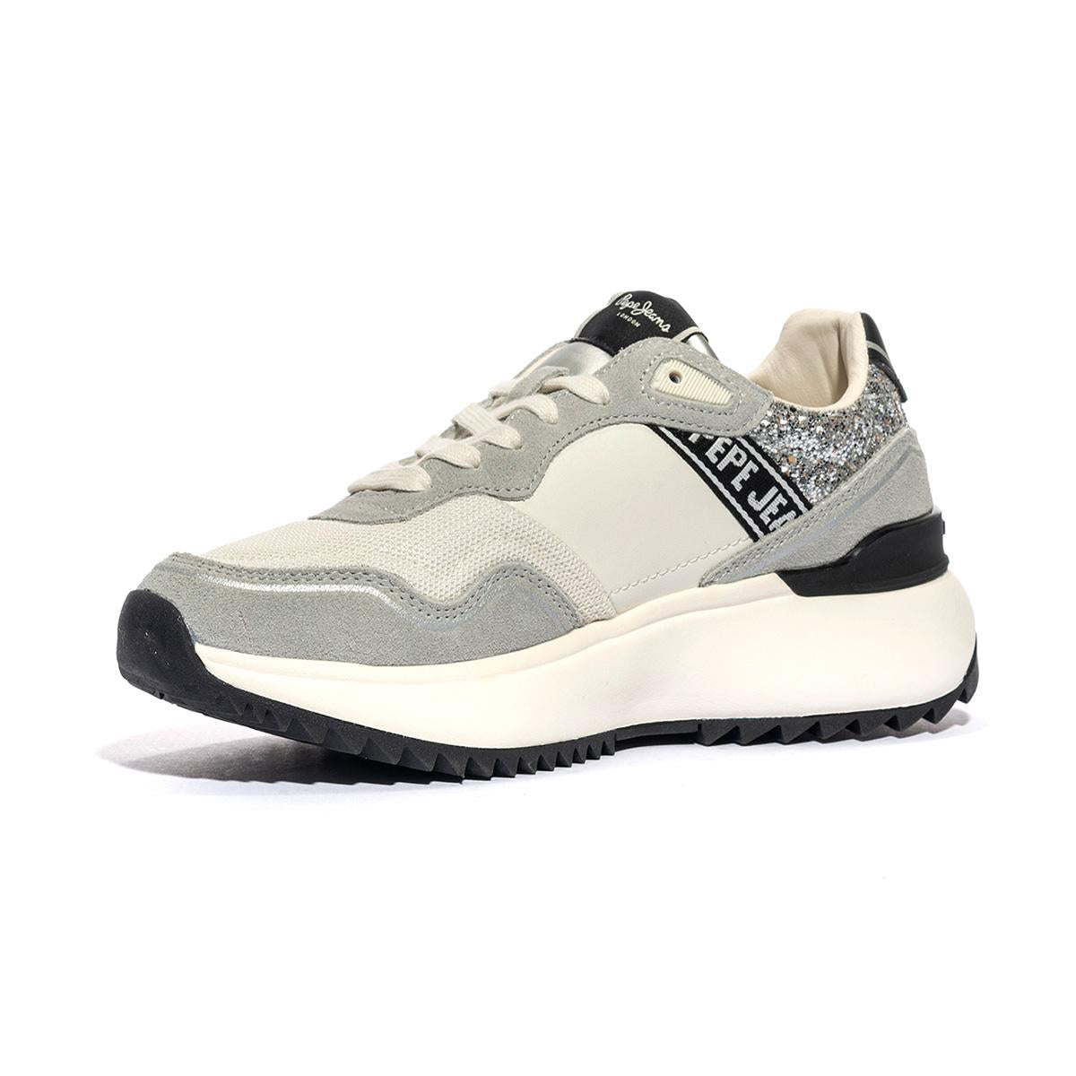 PEPE JEANS PLS60043 SILVER GREY Sneakers Donna 