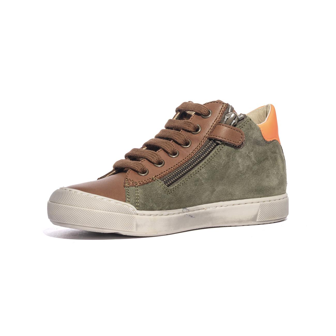 Sneakers Naturino Heist Verdi 0012015412.19.3D69CUOIO MILITARY NATURINO