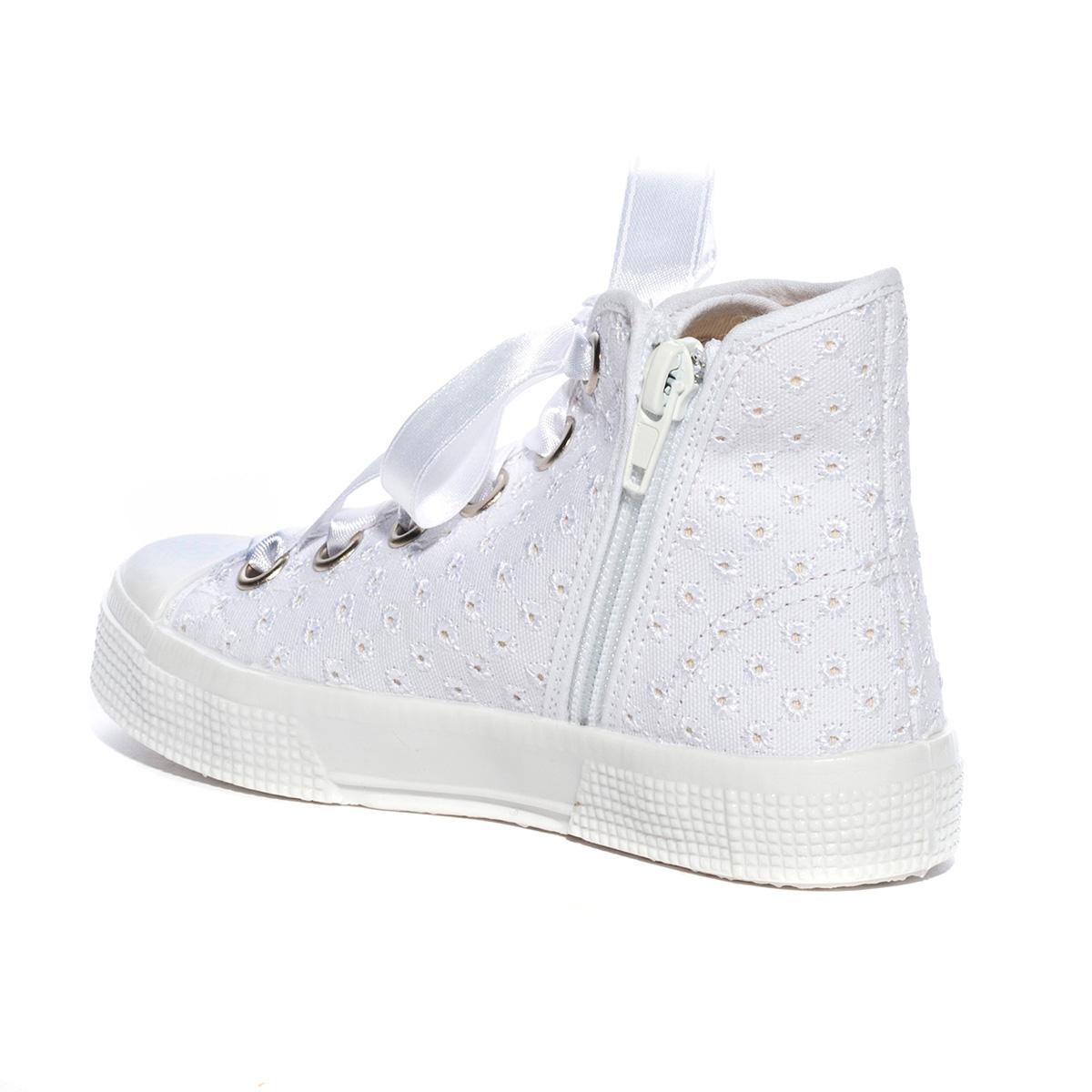DXO C88 MACRAME BIANCO Sneakers Bambina 