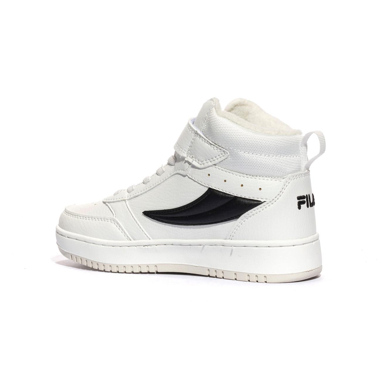 FILA REGA NF mid velcro kids FFK0229White-Black FILA
