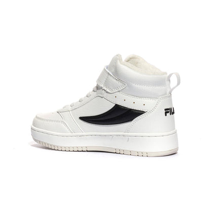 FILA REGA NF mid velcro kids FFK0229White-Black FILA