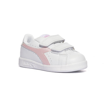 DIADORA 101182616 WHITE PINK LADY Sneakers Bambina 