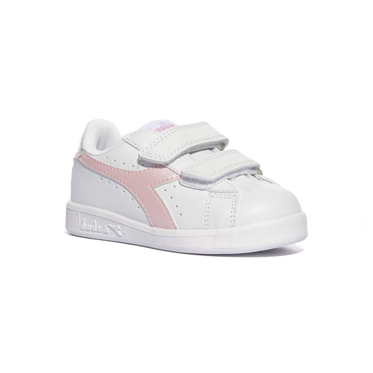 DIADORA 101182616 WHITE PINK LADY Sneakers Bambina 
