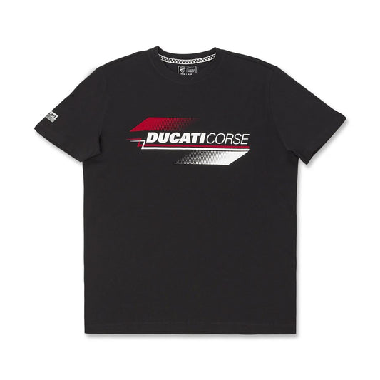 DUCATI DC26MA03 BLACK T-Shirt Uomo 