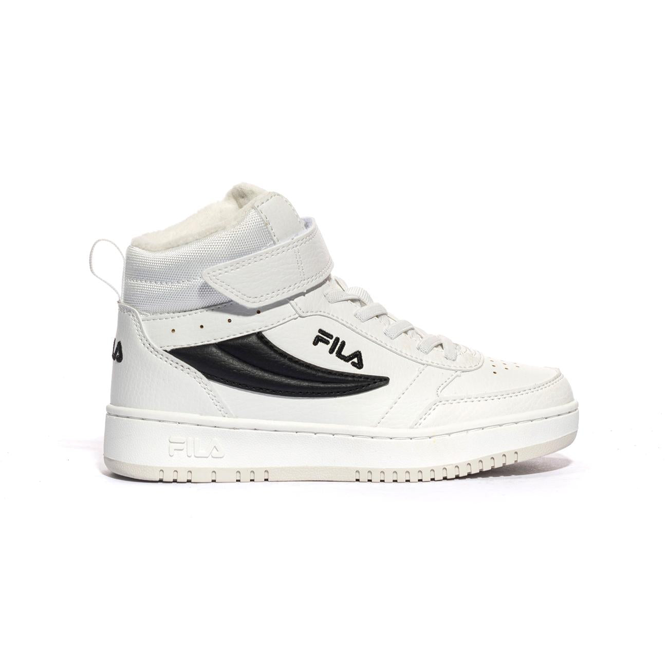 FILA REGA NF mid velcro kids FFK0229White-Black FILA