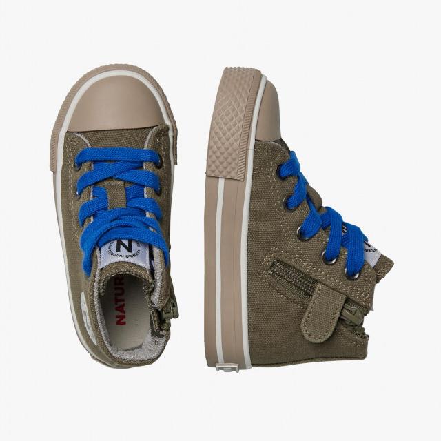 Sneakers Naturino Ylfas Green 0012018270-13-0F03MILITARE NATURINO