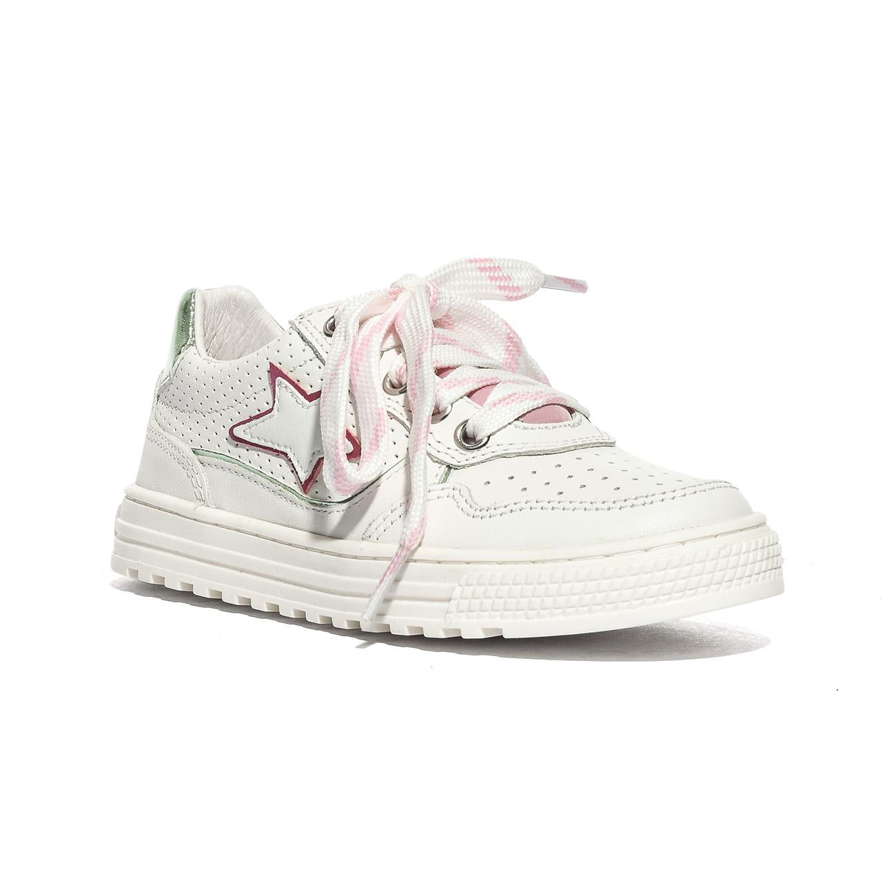NATURINO 0012019066.04.2N71 WHITE.CAPRI.FUCHSIA Sneakers Bambina 