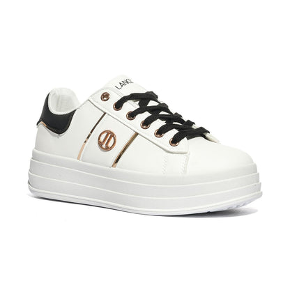 LANCETTI LNC-452 WHITE ROSE GOLD Sneakers Donna 
