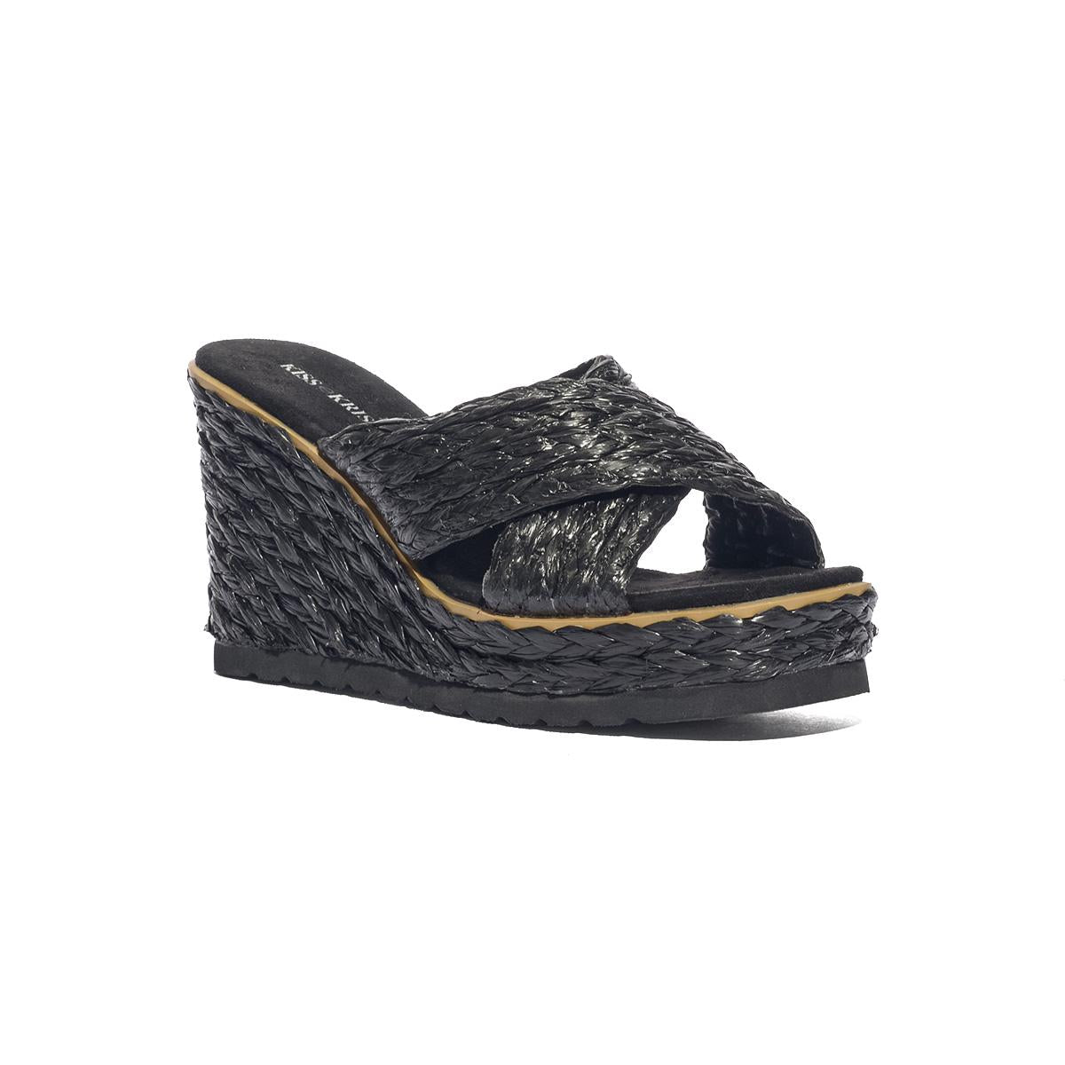 KISS KRISS K52 NERO Sandali Donna 