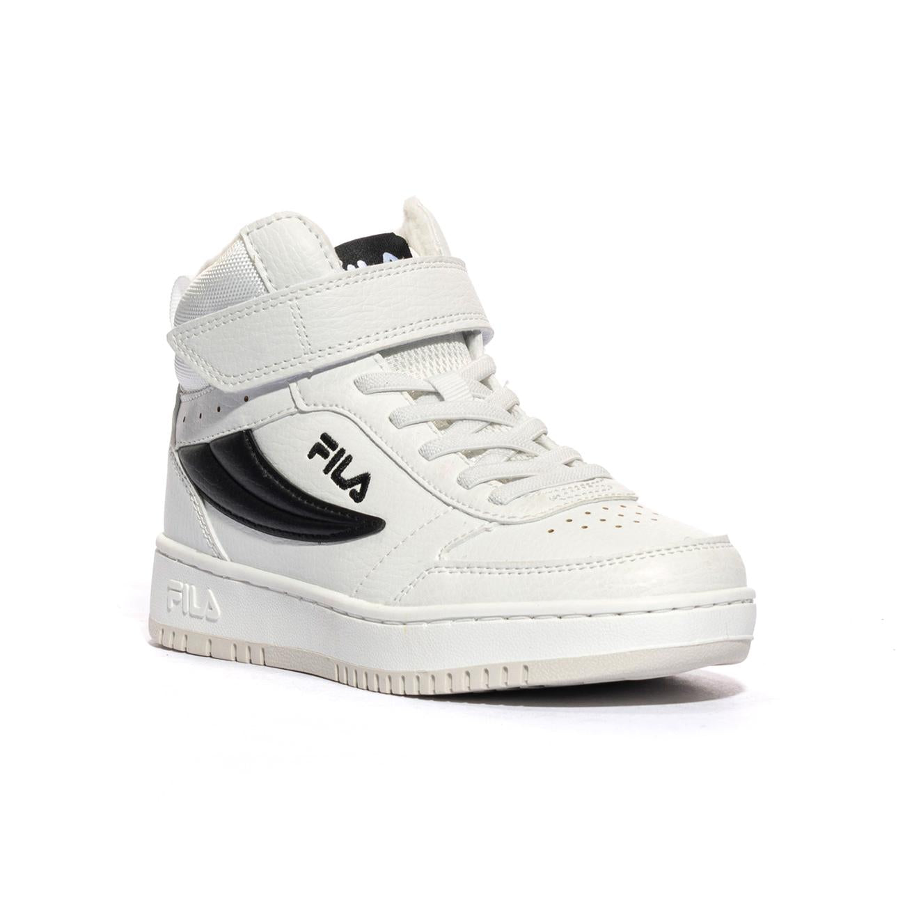 FILA REGA NF mid velcro kids FFK0229White-Black FILA