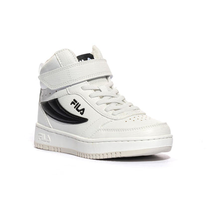 FILA REGA NF mid velcro kids FFK0229White-Black FILA