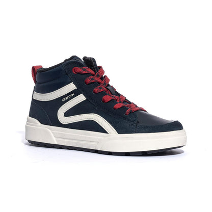 GEOX J36HAA 022FU NAVY RED C0735 Sneakers Bambino 