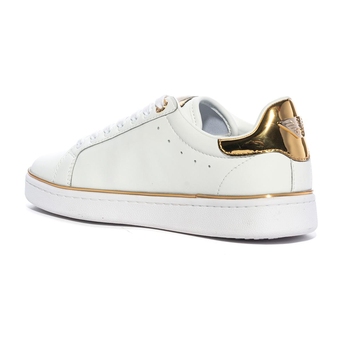 ARMANI X7X009 WHITE GOLD Sneakers Donna 