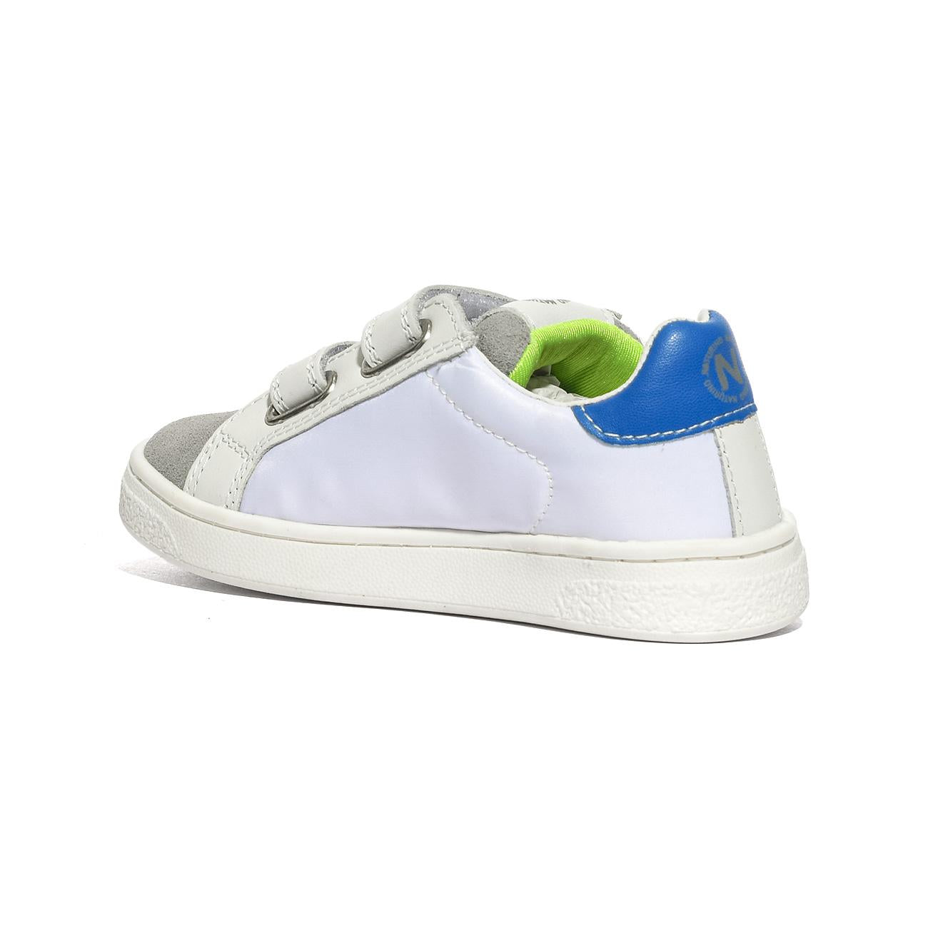 NATURINO 0012017499.14.1B31 GREY.WHITE.GREEN FLUO Sneakers Bambino 