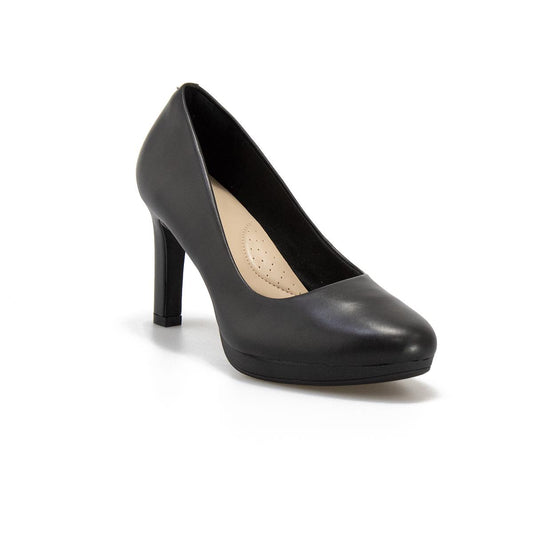 CLARKS 157764 BLACK LEATHER Decollete Donna 