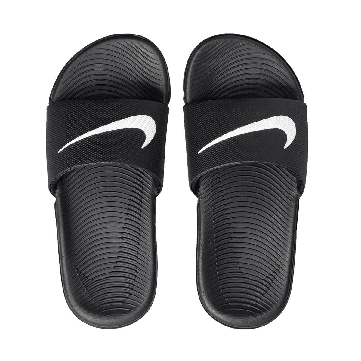 NIKE 819352-001 BLACK WHITE Ciabatte Unisex 