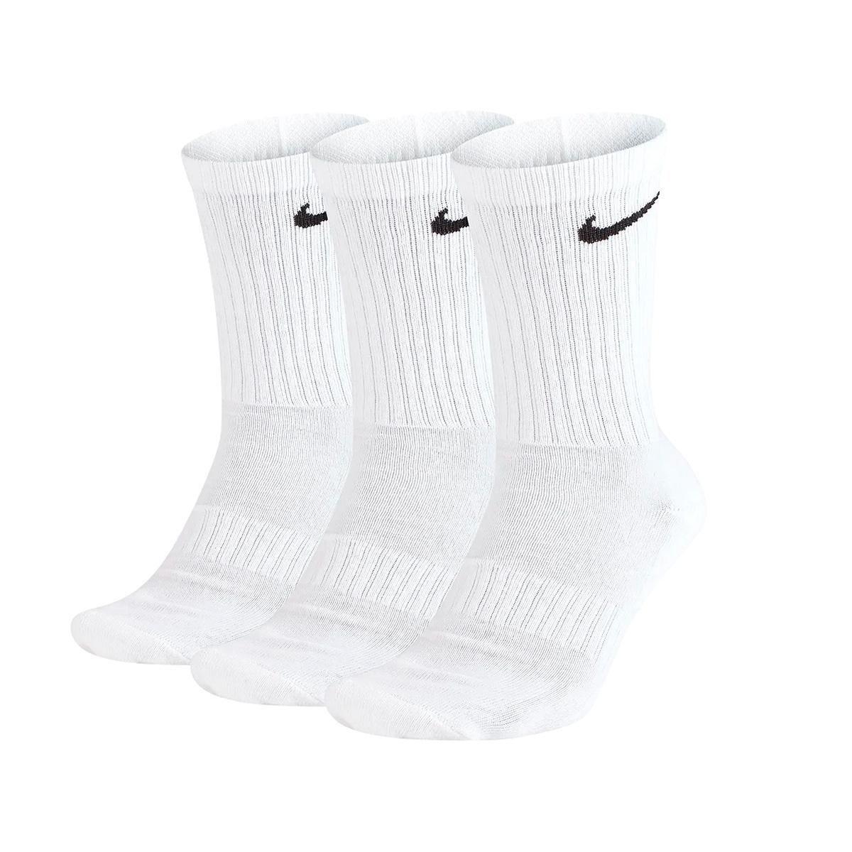 NIKE SX7666-100 WHITE BLACK Calzini Unisex 