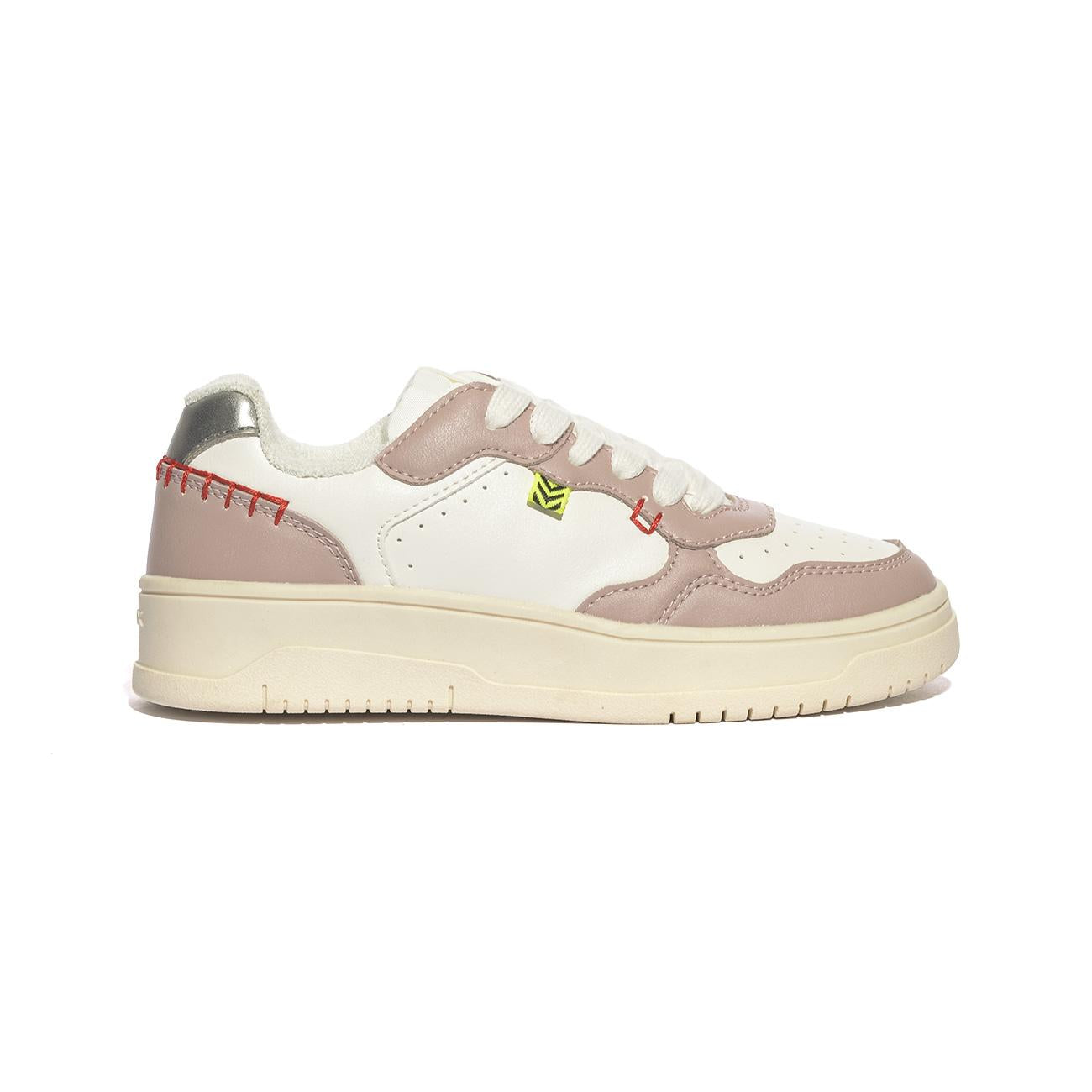 Sneakers Geox LESTRELLA GIRL Bianche Rosa J56NLC 000BCWHITE ROSE   C0674 GEOX