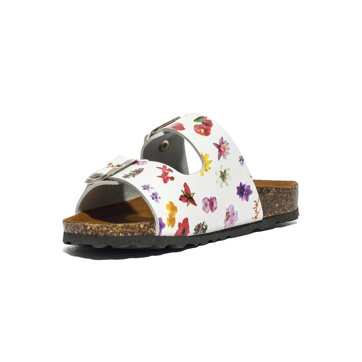 BELLINI BABY BIANCO FIORI MULTI Sandali Bambina 