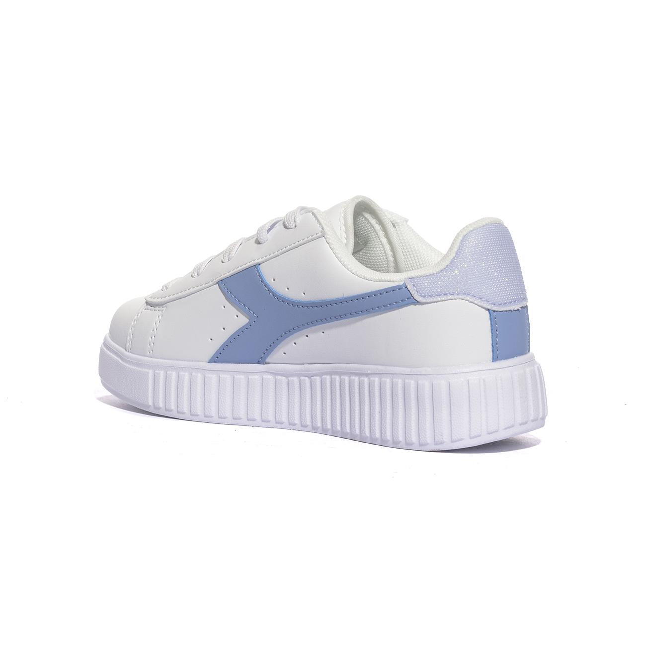 Sneakers Diadora GAME STEP FROST PS Bianche 101182127SKY-BLUE LUSTRE DIADORA