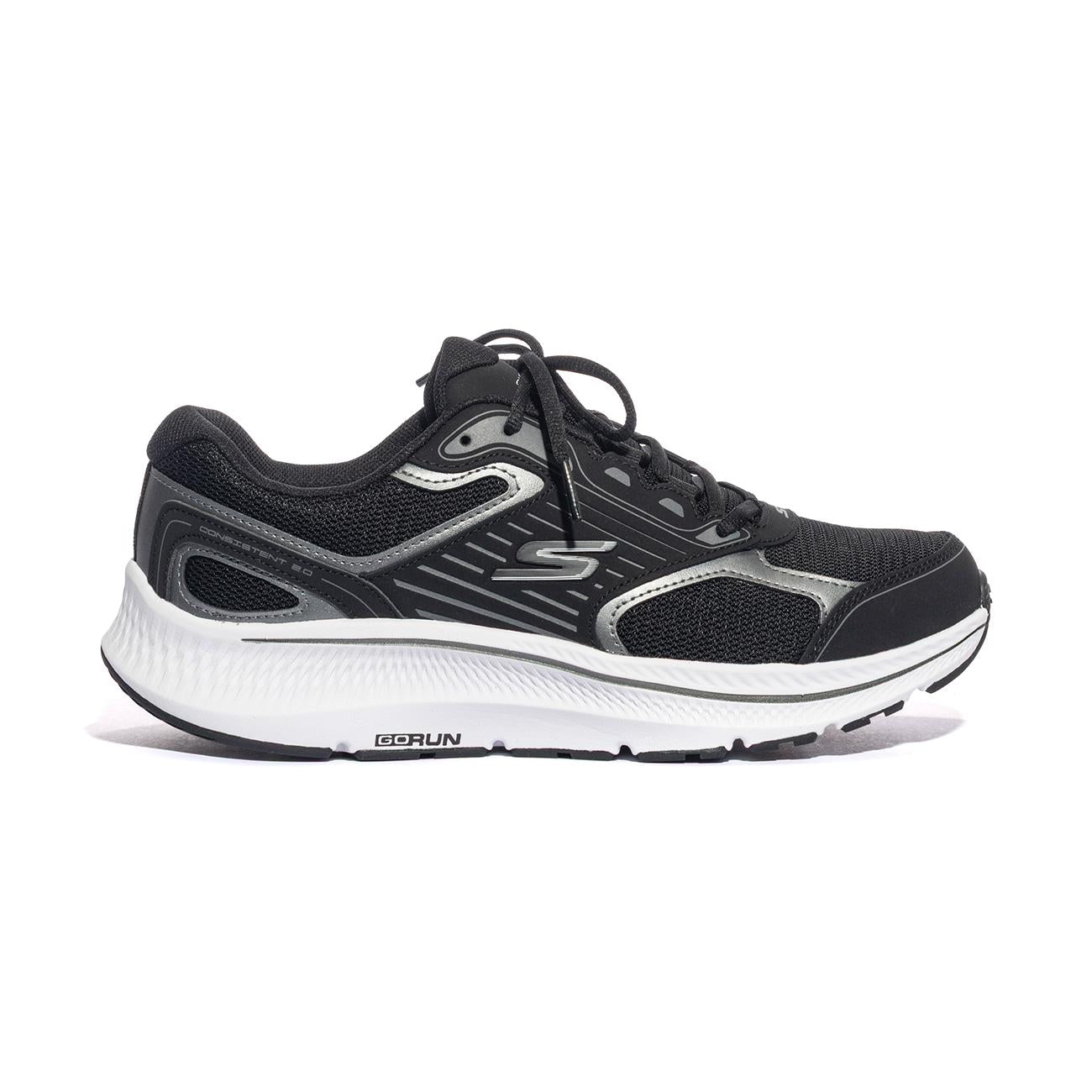 SKECHERS 128606 BKW Sneakers Donna 
