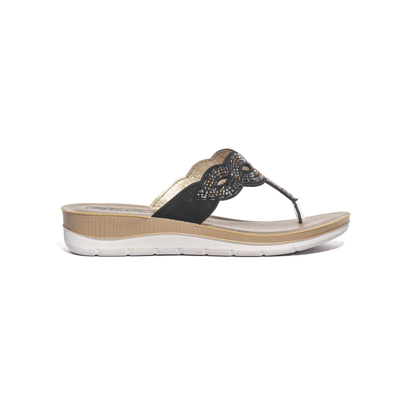 IN BLU BV000044 NERO Ciabatte Donna 