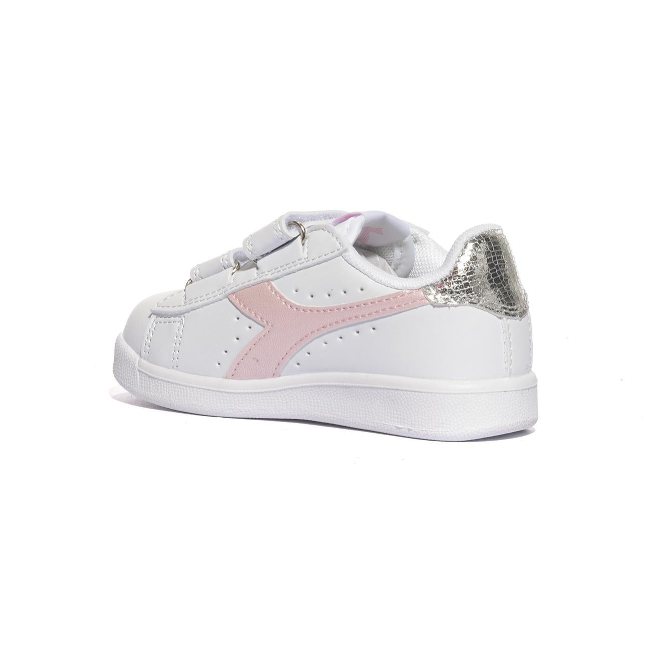 Sneakers Diadora GAME P BALLET TD Bianche Rosa 101182616WHITE PINK LADY DIADORA