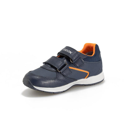 GEOX B041RA NAVY ORANGE C0820 Sneakers Bambino 