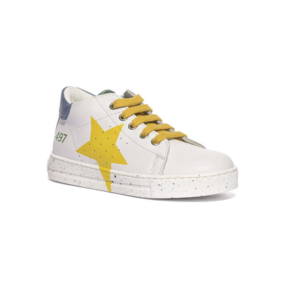 FALCOTTO 0012015331.01.2N64 WHITE AZURE YELLOW Sneakers Bambino 