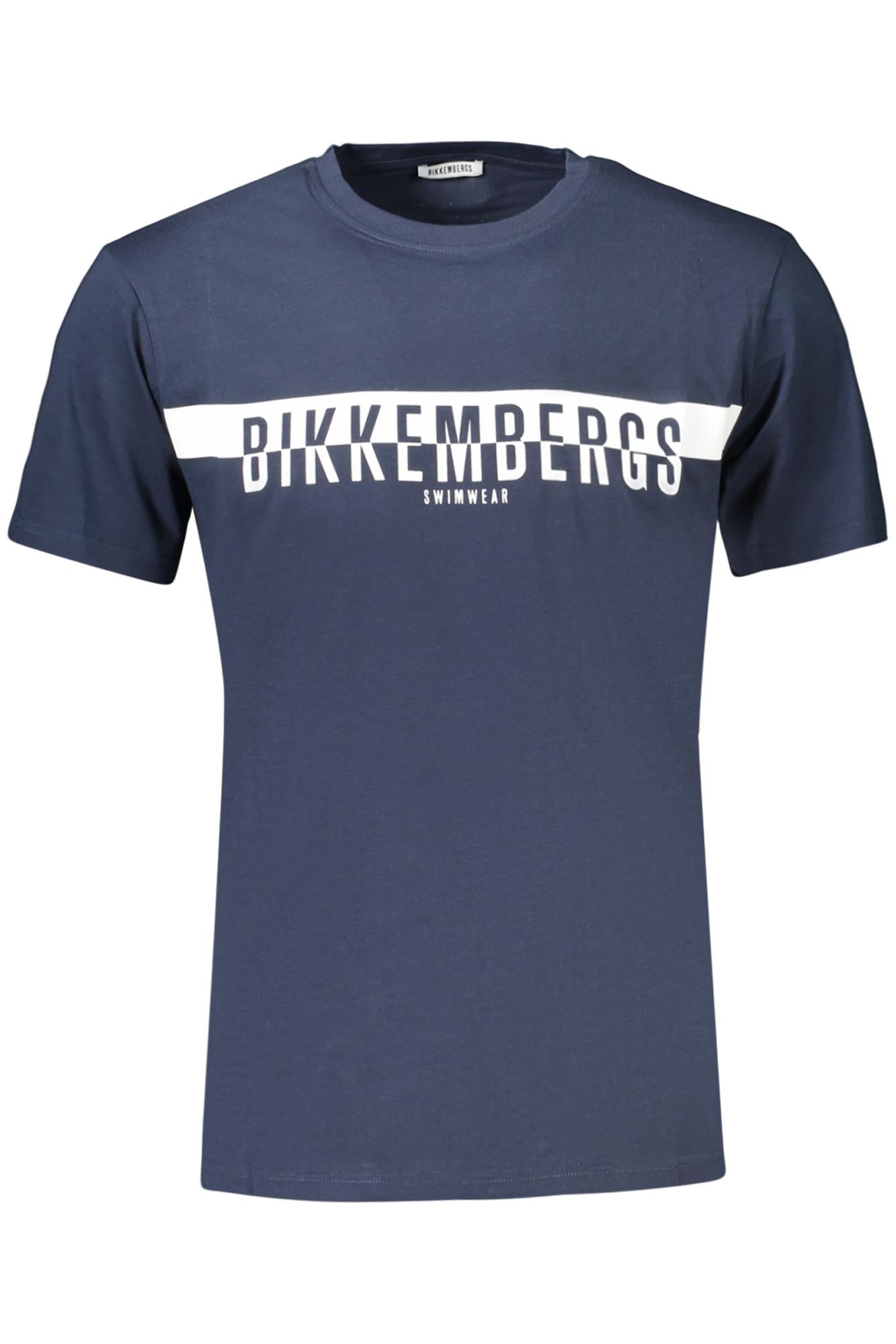 BIKKEMBERGS BKK2MTS03_BLNAVY Blu T-Shirt Uomo 