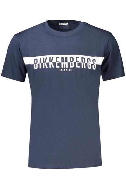 BIKKEMBERGS BKK2MTS03_BLNAVY Blu T-Shirt Uomo 