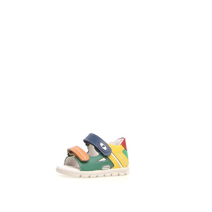 FALCOTTO 0011500997-01-1F33 GREEN-YELLOW-RED Sandali Bambino 