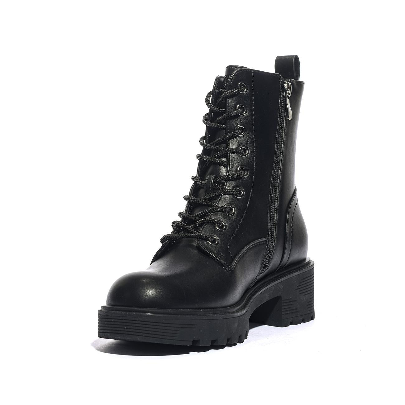 LUMBERJACK 102230240 BLACK Anfibi Donna 