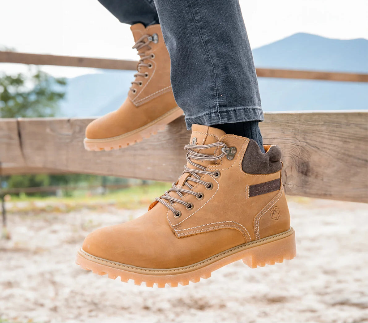 Lumberjack army sales stivali chukka uomo